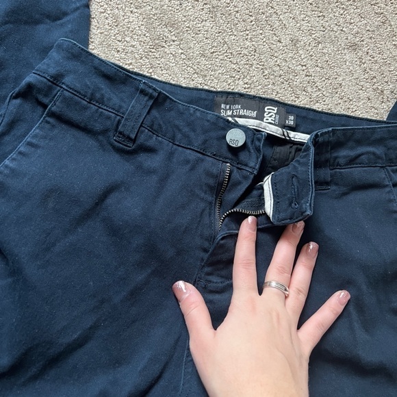 RSQ - mens chino navy jeans - Picture 5 of 6